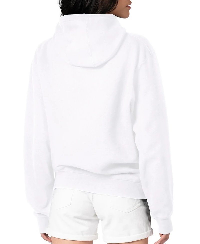 G-iii 4Her by Carl Banks Women's White Tampa Bay Lightning Collage Team Graphic Tri-Blend Fleece Pullover Hoodie