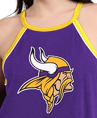 G-iii 4Her by Carl Banks Women's Minnesota Vikings Redemption Win Slub Tank Top