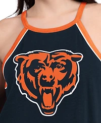 G-iii 4Her by Carl Banks Women's Navy Chicago Bears Redemption Win Slub Tank Top