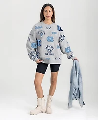 Gameday Couture Women's Gray North Carolina Tar Heels Always on Repeat Fleece Sweatshirt