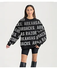 Gameday Couture Women's Black Arkansas Razorbacks Hype Era Sweatshirt