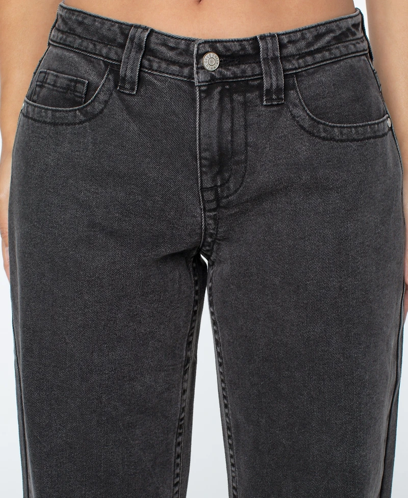 Celebrity Pink Women's Low-Rise Baggy Straight-Leg Jeans
