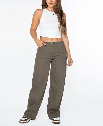 Celebrity Pink Women's Mid-Rise Baggy Jeans