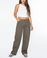 Celebrity Pink Women's Mid-Rise Baggy Jeans
