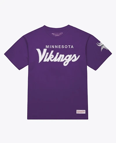 Mitchell & Ness Men's Purple Minnesota Vikings Head Coach Classic T-Shirt