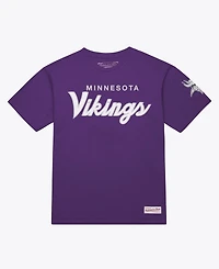 Mitchell & Ness Men's Purple Minnesota Vikings Head Coach Classic T-Shirt