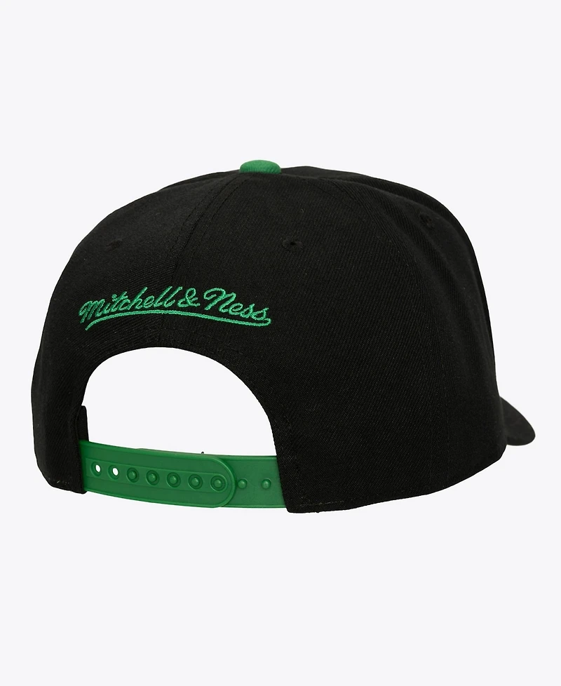 Mitchell & Ness Men's Black Boston Celtics Class Act Pro Snapback Hat
