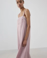 Mango Women's Openwork Details Nightgown