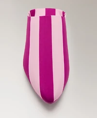 Mango Women's Stitching Detail Striped Clogs