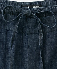 Mango Women's Wide Leg Denim Pants