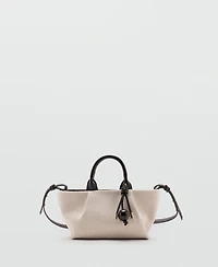 Mango Women's Small Canvas Bag