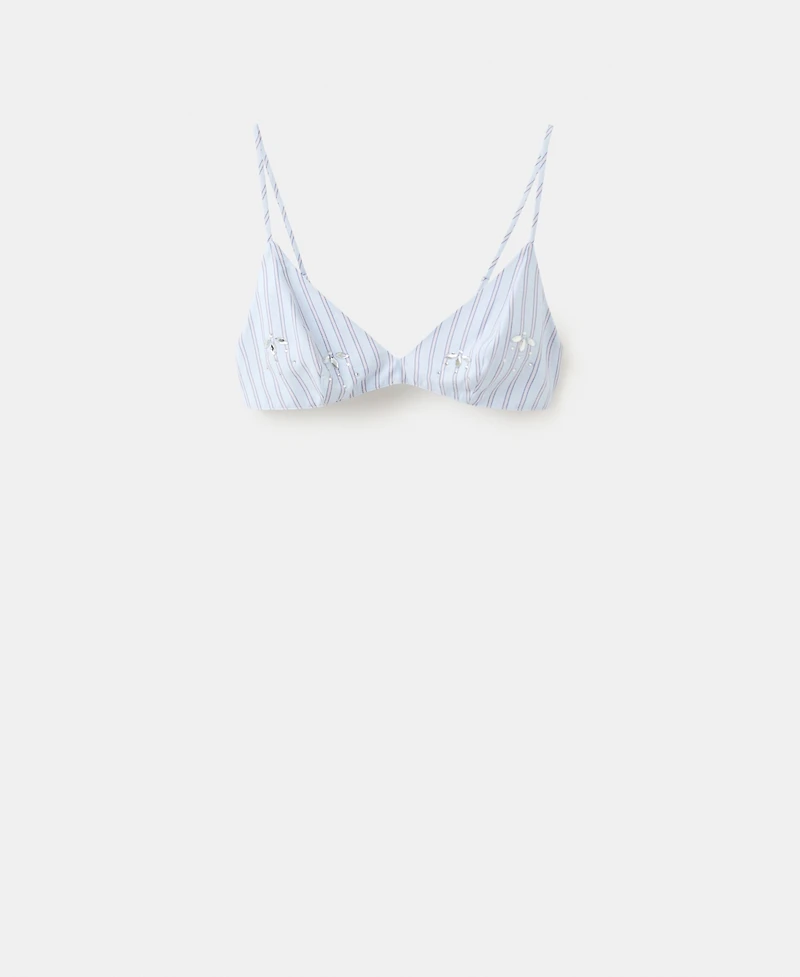 Mango Women's Gemstone Detail Short Top