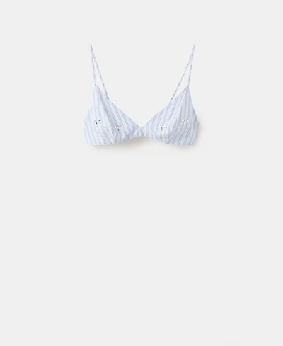 Mango Women's Gemstone Detail Short Top