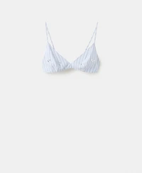 Mango Women's Gemstone Detail Short Top