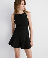Mango Women's Draped A-Line Short Dress
