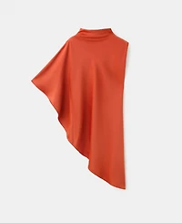 Mango Women's Asymmetric Satin Blouse