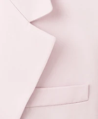 Mango Women's Linen-Blend Double-Breasted Suit Blazer