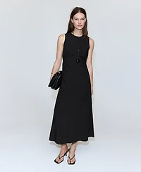 Mango Women's Cut-Out Ties Dress