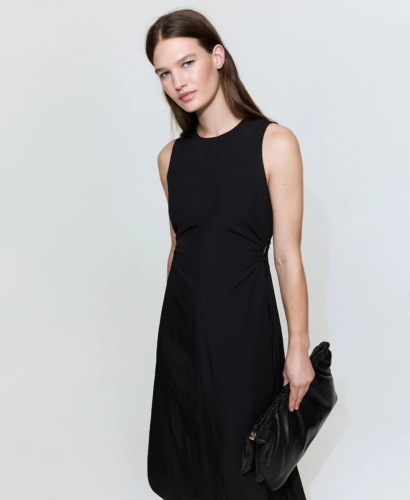 Mango Women's Cut-Out Ties Dress