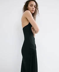 Mango Women's Bow Halter Dress