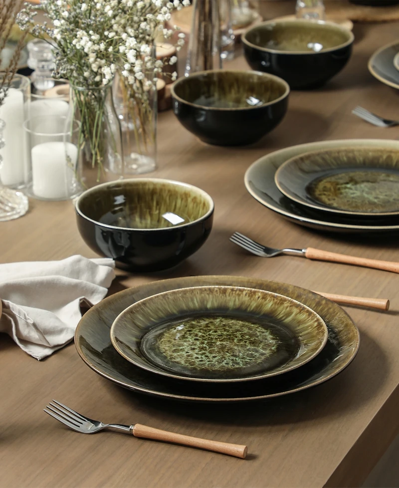 Stone Lain Riley 24-Piece Dinnerware Set, Service For 8
