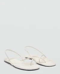 Mango Women's Criss-Cross Straps Sandals