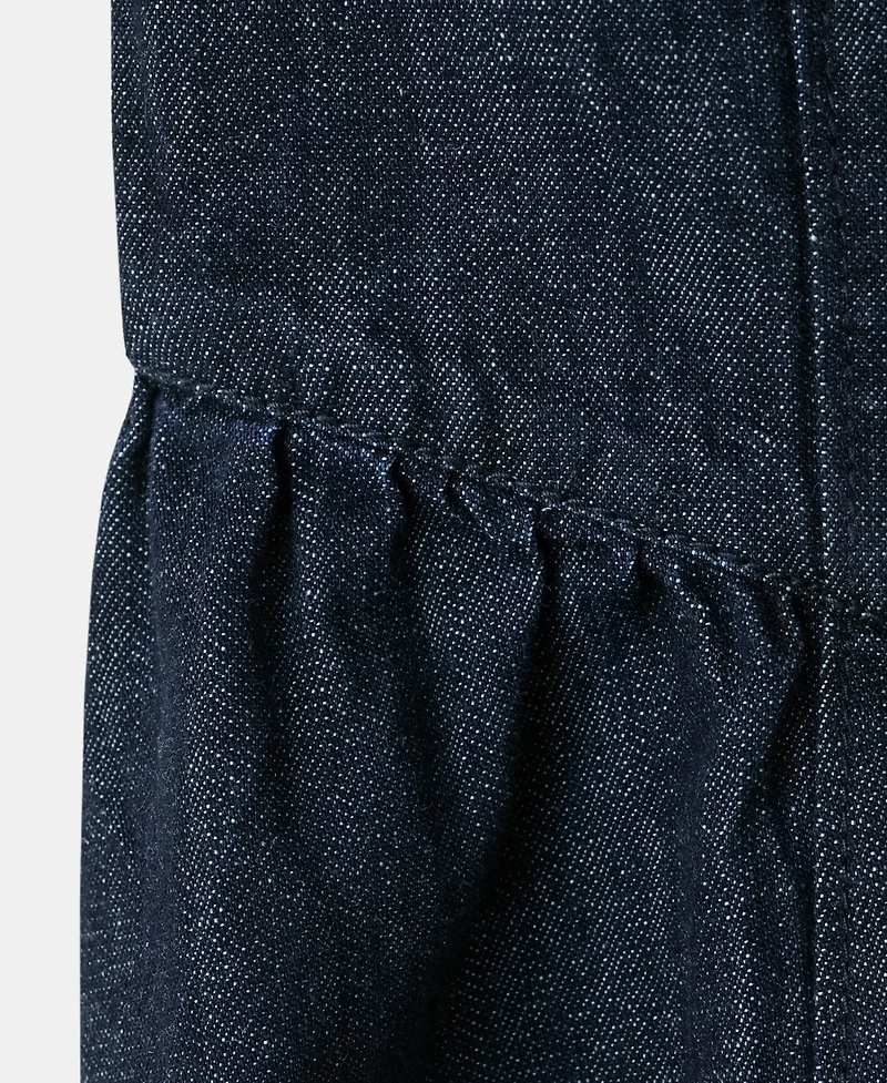 Mango Women's Strapless Denim Dress