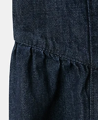 Mango Women's Strapless Denim Dress