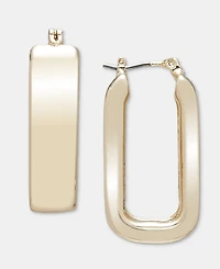 On 34th Geometric Oval Hoop Earrings, Macy's Exclusive