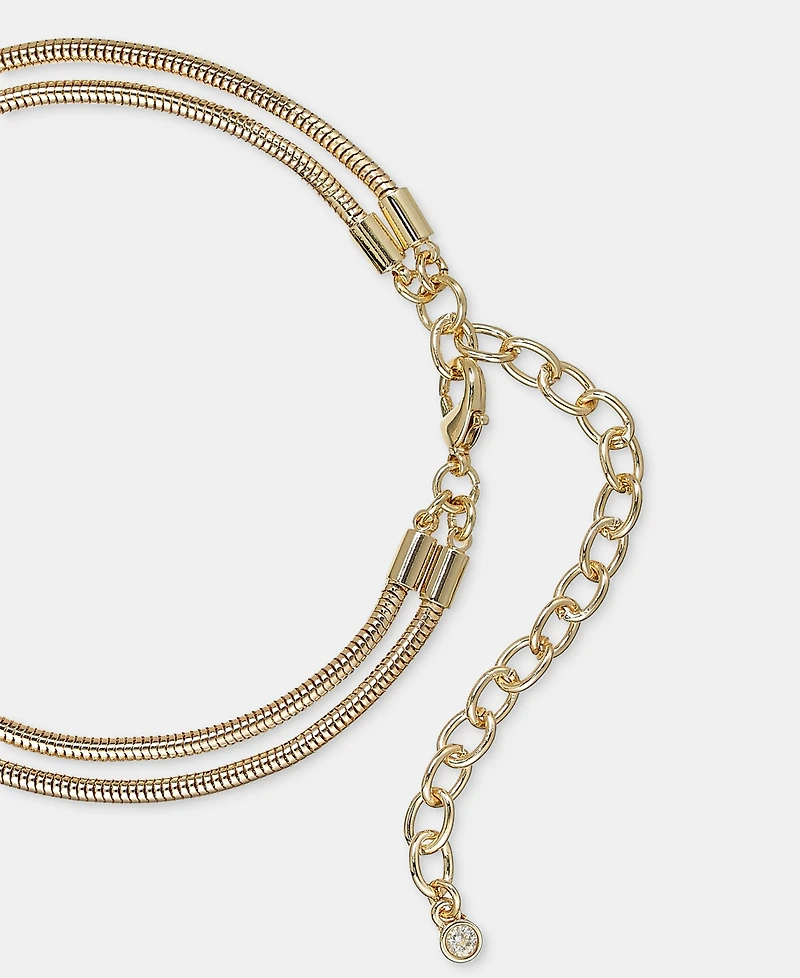 On 34th Gold-Tone Pendant Two-Row Necklace, Macy's Exclusive