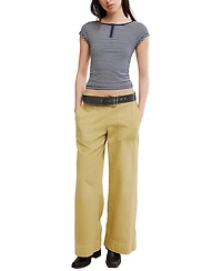 Free People Women's Morning Pages Short-Sleeve Top