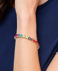On 34th Crystal Heart Flex Bracelet, Macy's Exclusive