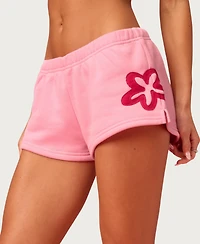 Edikted Women's Barbie Blossom Sweat Shorts