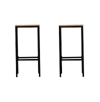 Augusta Home Venallo Indoor/Outdoor Barstools (Set of 2