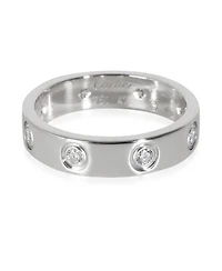 Pre-Owned Cartier White Gold Diamond Small Model Love Ring