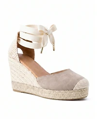 Menina Step Women's Jimena High Laces Espadrille Sandal