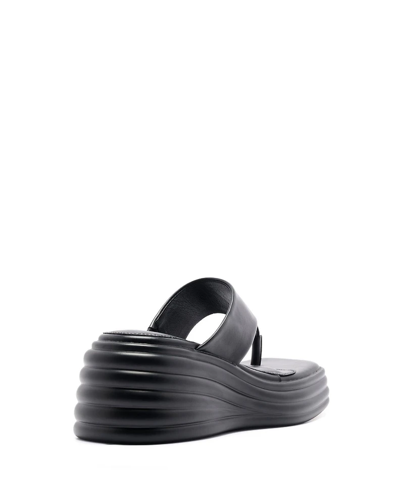Therapy Australia Women's Frame Square Toe Wedge Sandal
