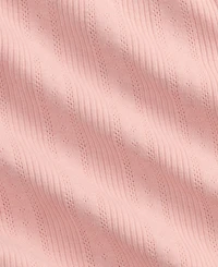 Polo Ralph Lauren Girls' 2T-6X Pointelle-Knit Wide-Leg Cotton Pants