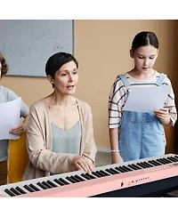 88 Key Folding Piano Keyboard with Wireless Midi Dual Speakers 1000 Timbres