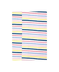 Hudson Baby Girl Cotton Poly Flannel Burp Cloths 7-Pack, Flowers And Strawberries, One Size