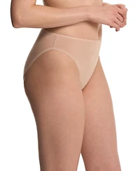 Natori Women's Bliss Bare Cotton High Cut Brief 2-Pack