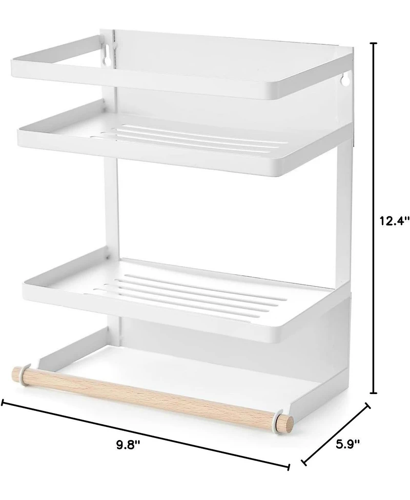 DormCo Suprima Magnetic Fridge Organizer Shelves