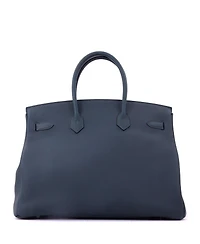 Pre-Owned HERMES Officier 35 Handbag Limited Edition Togo with Swift