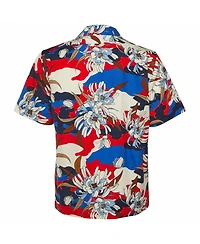 Pre-Owned Moncler Women's Floral Camo Print Cotton Camp Collar Shirt