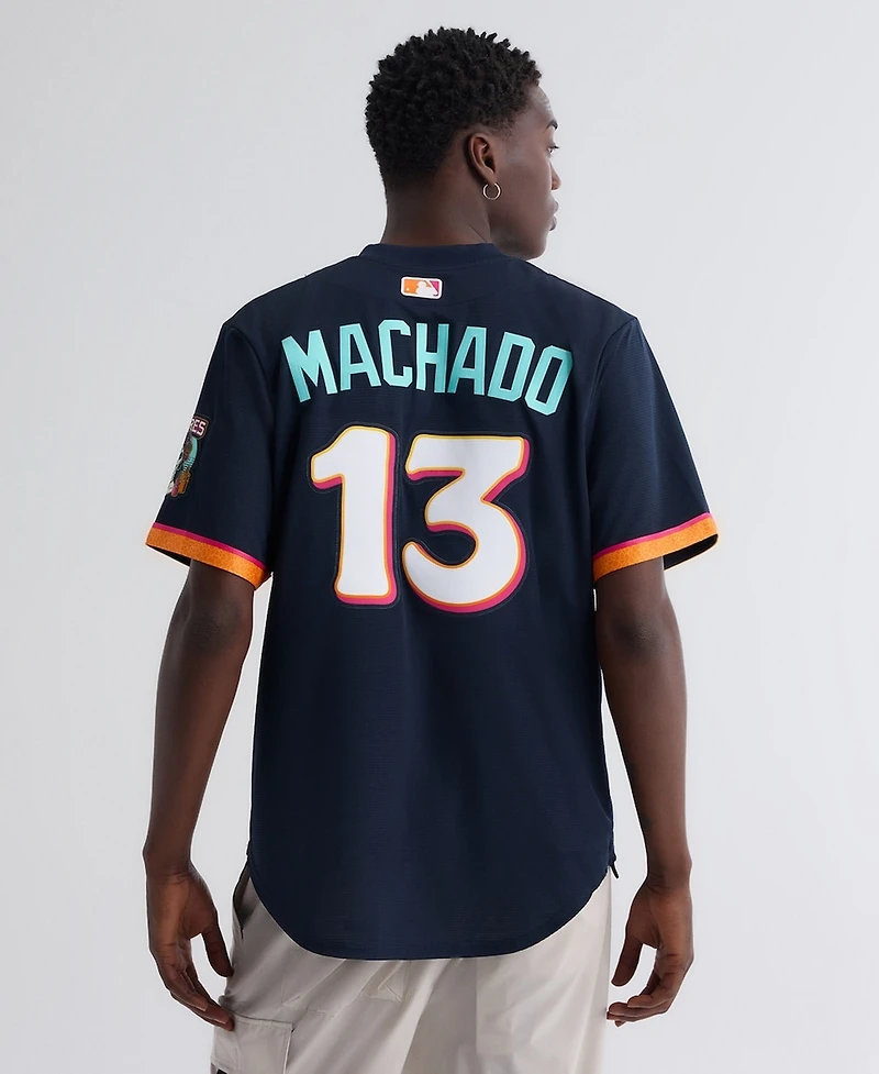 Nike Men's Manny Machado Black San Diego Padres 2026 City Connect Stadium Jersey