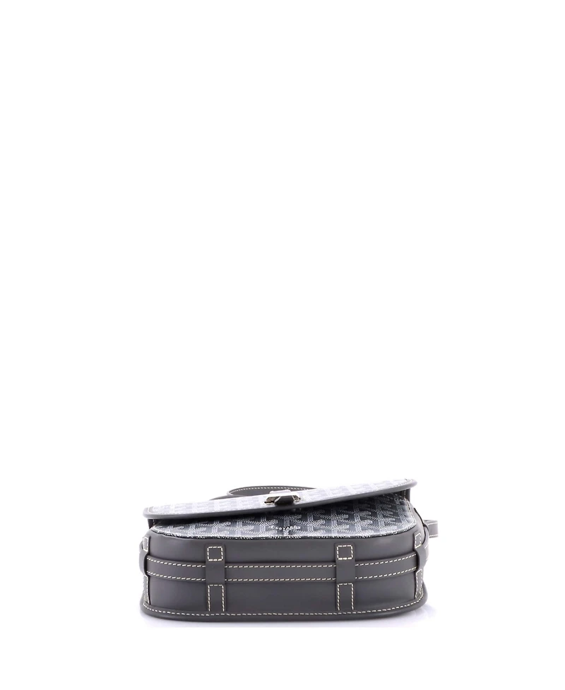 Pre-Owned Goyard Pm Belvedere Ii Messenger Bag Coated Canvas