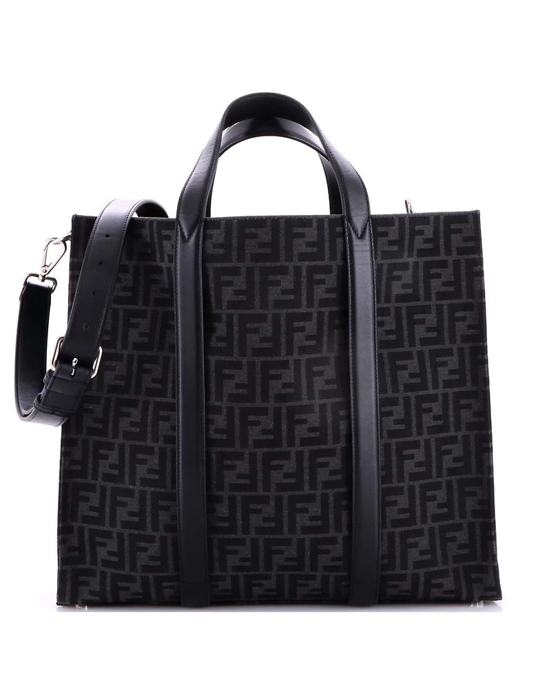 Pre-Owned Fendi Large Shopper Tote Zucca Canvas
