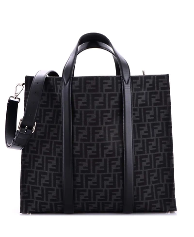 Pre-Owned Fendi Large Shopper Tote Zucca Canvas