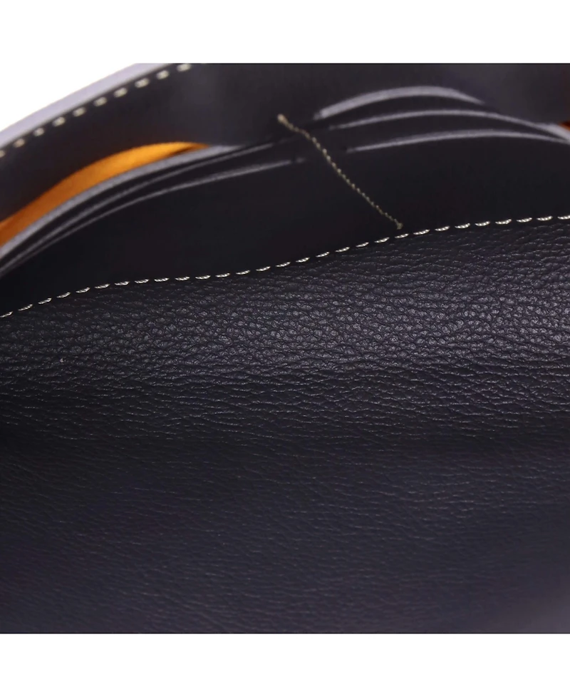 Pre-Owned Goyard Chypre Wallet on Strap Coated Canvas with Leather