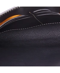 Pre-Owned Goyard Chypre Wallet on Strap Coated Canvas with Leather